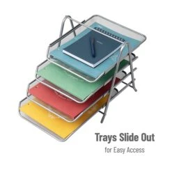 Mind Reader Network Collection Front Loading Letter Tray, Silver Steel Mesh (4TPAPER-SIL) 9 Mind Reader Network Collection Front Loading Letter Tray, Silver Steel Mesh (4TPAPER-SIL) -Fellowe Desk Shop 0E5D05B7 2352 48F8 A14D814891B869F2 s7