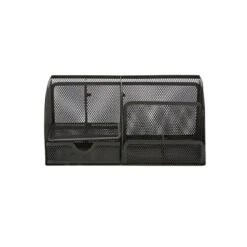 Mind Reader Network Collection 5-Compartment Steel Mesh Compartment Storage, Black (JOEORG-BLK) -Fellowe Desk Shop 14CAE157 2D03 4FF6 A7FAC7B36A59D874 s7