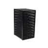 Mind Reader 10-Compartment Wire Mesh Storage Drawer, Black (10CABMESH-BLK)