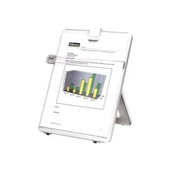 Fellowes Non-Magnetic Plastic Copy Holder, Platinum (21103)