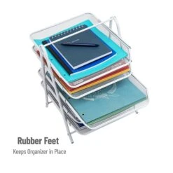 Mind Reader Network Collection Stackable Front Loading Letter Tray, White Metal (5TPAPER-WHT) 11 Mind Reader Network Collection Stackable Front Loading Letter Tray, White Metal (5TPAPER-WHT) -Fellowe Desk Shop 79E8989E 0F3A 4A41 AC1B44B1D77A5E06 s7