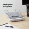 Staples Front Loading Letter Tray, Chrome Steel (10849CC) -Fellowe Desk Shop 9394E792 AFD7 421F B8FB518B4F3B752C s7