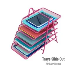 Mind Reader Network Collection 2-Piece Stackable Front Loading Letter Tray, Pink Metal (5TPAPER-PNK) 10 Mind Reader Network Collection 2-Piece Stackable Front Loading Letter Tray, Pink Metal (5TPAPER-PNK) -Fellowe Desk Shop A432FD53 91D2 4BA1 BD23AD28B6CD9724 s7