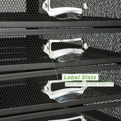 Mind Reader Network Collection 5-Compartment Steel Storage Drawer, Black (5CABMESH-BLK) 11 Mind Reader Network Collection 5-Compartment Steel Storage Drawer, Black (5CABMESH-BLK) -Fellowe Desk Shop AC8F29FB 39E1 4388 BD3019B9FCC98DC8 s7