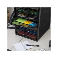 Mind Reader 10-Compartment Wire Mesh Storage Drawer, Black (10CABMESH-BLK) -Fellowe Desk Shop B3E44BB9 0C84 4298 9BA043F162E62E2A s7