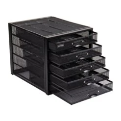 Mind Reader Network Collection 5-Compartment Steel Storage Drawer, Black (5CABMESH-BLK) 13 Mind Reader Network Collection 5-Compartment Steel Storage Drawer, Black (5CABMESH-BLK) -Fellowe Desk Shop EB831DDE 595D 486D B39CB1FD0930962E s7