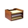 Empire Stack & Style Wood Desk Organizers Kit 4, Cherry -Fellowe Desk Shop m000074379 s7