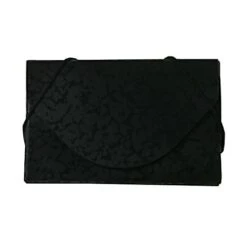 JAM Paper® Plastic Business Card Holder Case, Black On Black Composition, Sold Individually (2500 539)