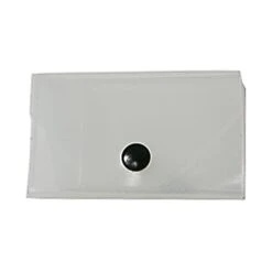 JAM Paper® Plastic Business Card Holder Case With Snap Closure, Clear, Sold Individually (368668)