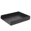 Bindertek Bright Wood Desk Stackable Letter Paper Tray, Black (BTLTRAY-BK) 1 Bindertek Bright Wood Desk Stackable Letter Paper Tray, Black (BTLTRAY-BK) -Fellowe Desk Shop m003593559 s7