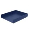 Bindertek Bright Wood Desk Stackable Letter Paper Tray, Navy (BTLTRAY-NV) 1 Bindertek Bright Wood Desk Stackable Letter Paper Tray, Navy (BTLTRAY-NV) -Fellowe Desk Shop m003593567 s7