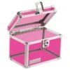 Vaultz®, Locking 4" X 6" Index Card Box, Acrylic Pink (VZ00208) -Fellowe Desk Shop m004075812 s7