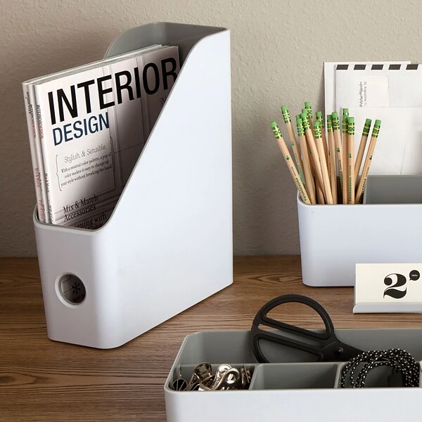 Fusion Magazine File, White/Gray (37521) 4 Fusion Magazine File, White/Gray (37521) - Image 2