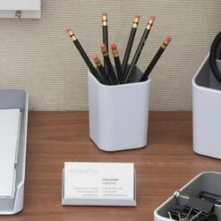 Fusion Letter Tray, White And Gray (37522) -Fellowe Desk Shop m006137846 s7