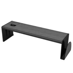 Deflecto Heavy Duty Plastic Desktop Shelf, Black (DEF39404) -Fellowe Desk Shop m007156266 s7