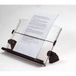 3M® Plastic Document Stand With Lip & Guide Bar, Black/Clear (DH630) -Fellowe Desk Shop m007172461 s7