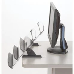 3M® Plastic Document Stand With Lip & Guide Bar, Black/Clear (DH630) -Fellowe Desk Shop m007172464 s7