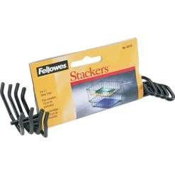 Fellowes® Stacker Set, Black, 5-1/2"