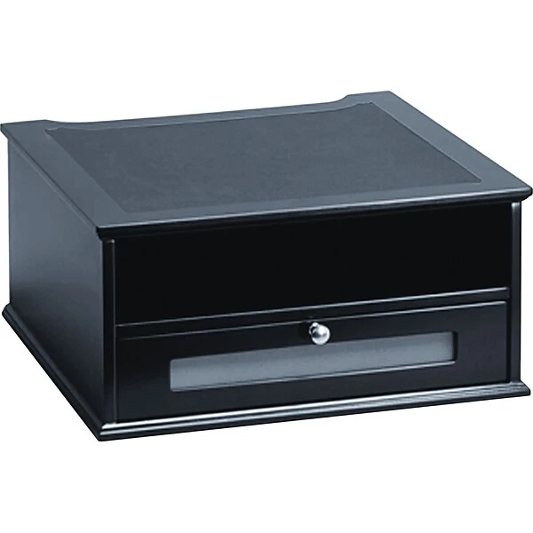 Victor Technology Wooden Desktop Monitor Riser, Midnight Black (1175-5) 4 Victor Technology Wooden Desktop Monitor Riser, Midnight Black (1175-5) - Image 2