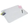 Artistic Krystal View Microban Vinyl Desk Pad, 12" X 17", Frosted White (60740MS) -Fellowe Desk Shop s0761074 s7