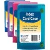Index Card Case, 4" X 6", Assorted Colors (CLI58046) -Fellowe Desk Shop s0804485 s7