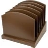 Victor Technology Wood Desk Accessories Incline File, Mocha Brown, 9 1/2"H X 9 6/10"W X 8 3/4"D -Fellowe Desk Shop s0813139 s7