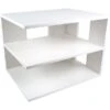 Victor Technology 2-Compartment MDF Shelves, Pure White (W1120) -Fellowe Desk Shop s0813212 s7