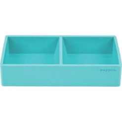 Poppin Aqua Silicone This + That Tray