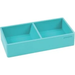 Poppin Aqua Silicone This + That Tray -Fellowe Desk Shop s0955683 s7