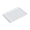 TRU RED™ Slim Stackable Plastic Tray, White (TR55265)