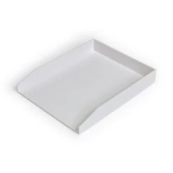TRU RED™ Front Load Stackable Plastic Letter Tray, White (TR55255)
