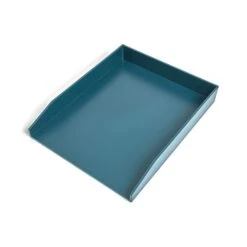 TRU RED™ Front Load Stackable Plastic Letter Tray, Teal (TR55258) -Fellowe Desk Shop s1146682 s7