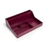 TRU RED™ 6-Compartment Plastic Desktop Organizer, Purple (TR55262)