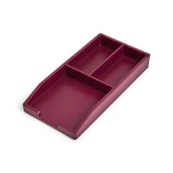 TRU RED™ Stackable Plastic Accessory Tray, Purple (TR55246) -Fellowe Desk Shop s1146715 s7
