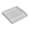TRU RED™ Divided Stackable Plastic Tray, White (TR55249) -Fellowe Desk Shop s1147916 s7