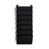 TRU RED™ Unbreakable 7-Pocket Plastic Letter Wall File, Black (TR55348)