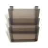 TRU RED™ Unbreakable 3-Pocket Plastic Letter Wall File, Smoke (TR55346) -Fellowe Desk Shop s1148394 s7