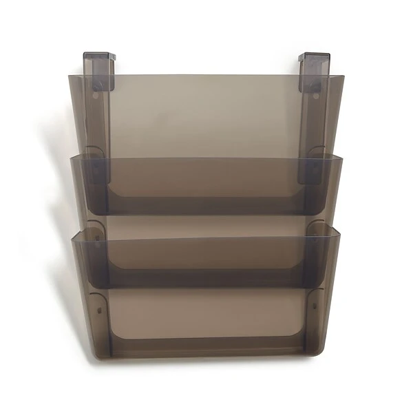 TRU RED™ Unbreakable 3-Pocket Plastic Letter Wall File, Smoke (TR55346) 3 TRU RED™ Unbreakable 3-Pocket Plastic Letter Wall File, Smoke (TR55346)