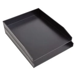 TRU RED™ Front Load Stackable Plastic Letter Tray, Black, 2/Pack (TR55253) 7 TRU RED™ Front Load Stackable Plastic Letter Tray, Black, 2/Pack (TR55253) -Fellowe Desk Shop s1158785 s7