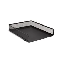 TRU RED™ Front Load Stackable Metal Letter Tray, Matte Black (TR57566) -Fellowe Desk Shop s1163423 s7