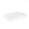 TRU RED™ 3 Piece Plastic Drawer Organizer, White (TR55296) -Fellowe Desk Shop s1167180 s7