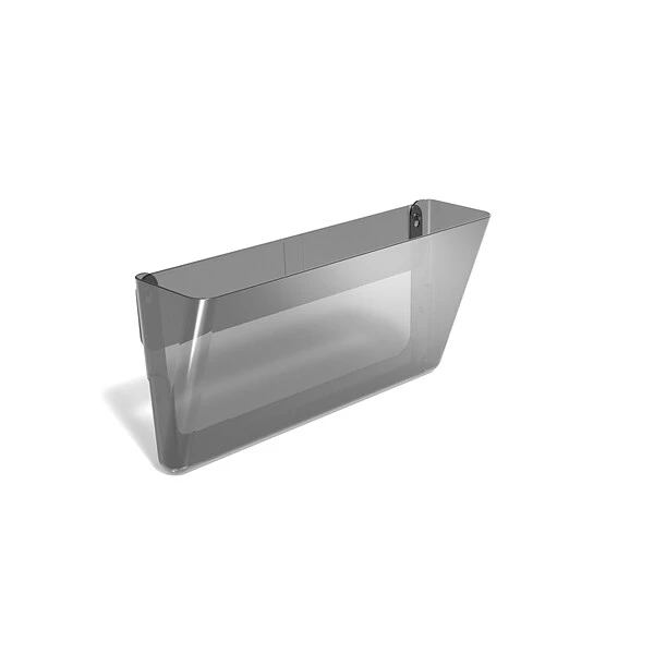 TRU RED™ Single Pocket Plastic Wall File, Smoke (TR58212) 3 TRU RED™ Single Pocket Plastic Wall File, Smoke (TR58212)