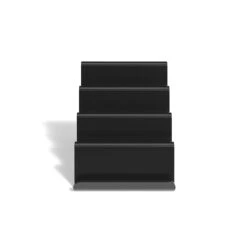TRU RED™ 4 Compartment Business Card Holders, Black, 100 Card Capacity, Each (TR58198) -Fellowe Desk Shop s1182238 s7