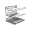 TRU RED™ 3 Compartment Wire Mesh File Organizer, Silver (TR57531) -Fellowe Desk Shop s1191599 s7
