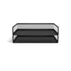 TRU RED™ Side Load Stackable Metal Letter Tray, Matte Black, 2/Pack (TR57563) -Fellowe Desk Shop s1191602 s7