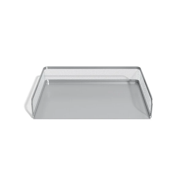 TRU RED™ Side Load Stackable Metal Letter Tray, Silver (TR57568) 3 TRU RED™ Side Load Stackable Metal Letter Tray, Silver (TR57568) - Image 2