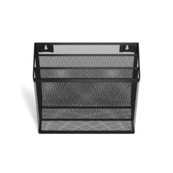 TRU RED™ 3 Compartment Wire Mesh File Organizer, Matte Black (TR57553) 5 TRU RED™ 3 Compartment Wire Mesh File Organizer, Matte Black (TR57553) -Fellowe Desk Shop s1191623 s7 1