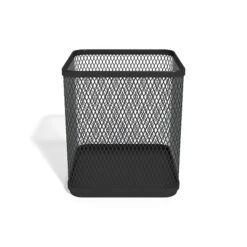TRU RED™ Stackable Wire Mesh Regular Pencil Holder, Matte Black (TR57575) -Fellowe Desk Shop s1191667 s7