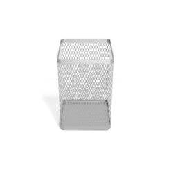 TRU RED™ Stackable Wire Mesh Jumbo Pencil Holder, Silver (TR57574) -Fellowe Desk Shop s1191676 s7