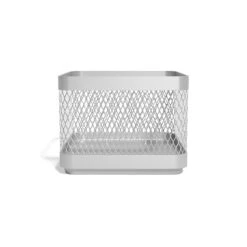 TRU RED™ Small Stackable Wire Mesh Accessory Holder, Silver (TR57572)